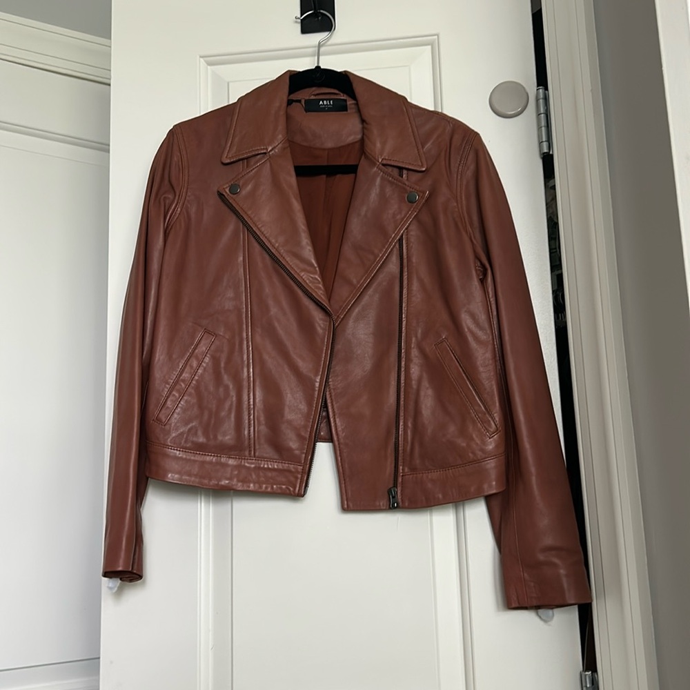 Brand new able leather jacket